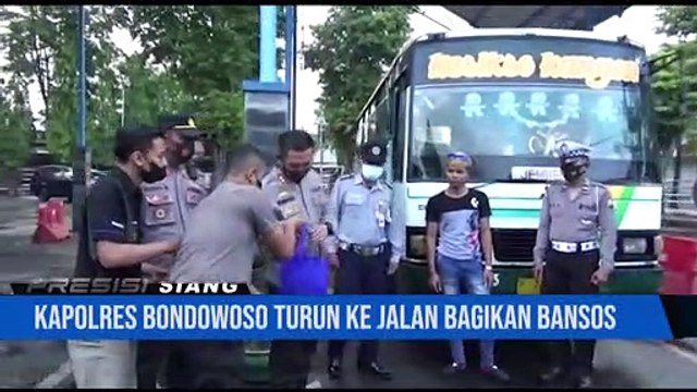 Polres Bondowoso Salurkan Bansos Kepada Warga Terdampak Kenaikan Harga BBM