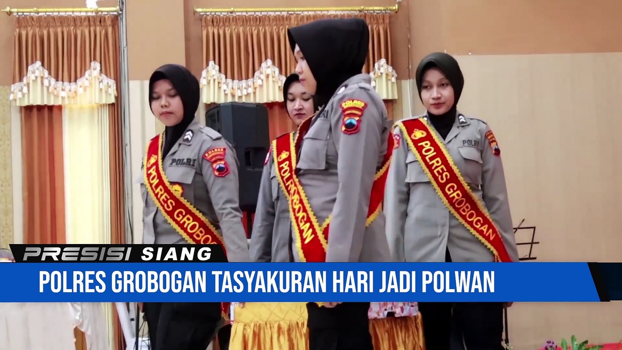 Rayakan Hari Ulang Tahun Polwan Ke 74, Polres Grobogan Gelar Tasyakuran