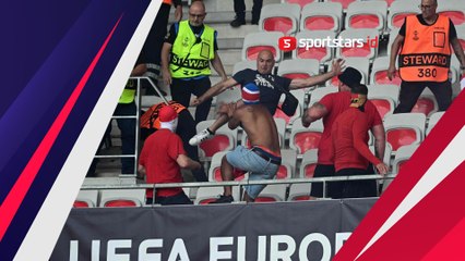 Kisruh! Suporter Nice dan Koln Baku Hantam Sampai Para Pemain Batal Pemanasan
