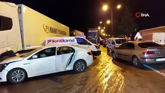 Samsun'da feci kaza: 23 araç birbirine girdi, 18 kişi yaralandı