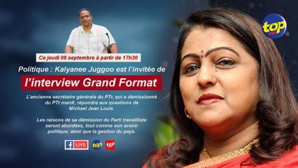 Zoom Extra : Politique : Kalyanee Juggoo est l’invitée de l’interview grand format.