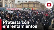 Una nueva protesta estudiantil en Santiago de Chile termina en enfrentamientos