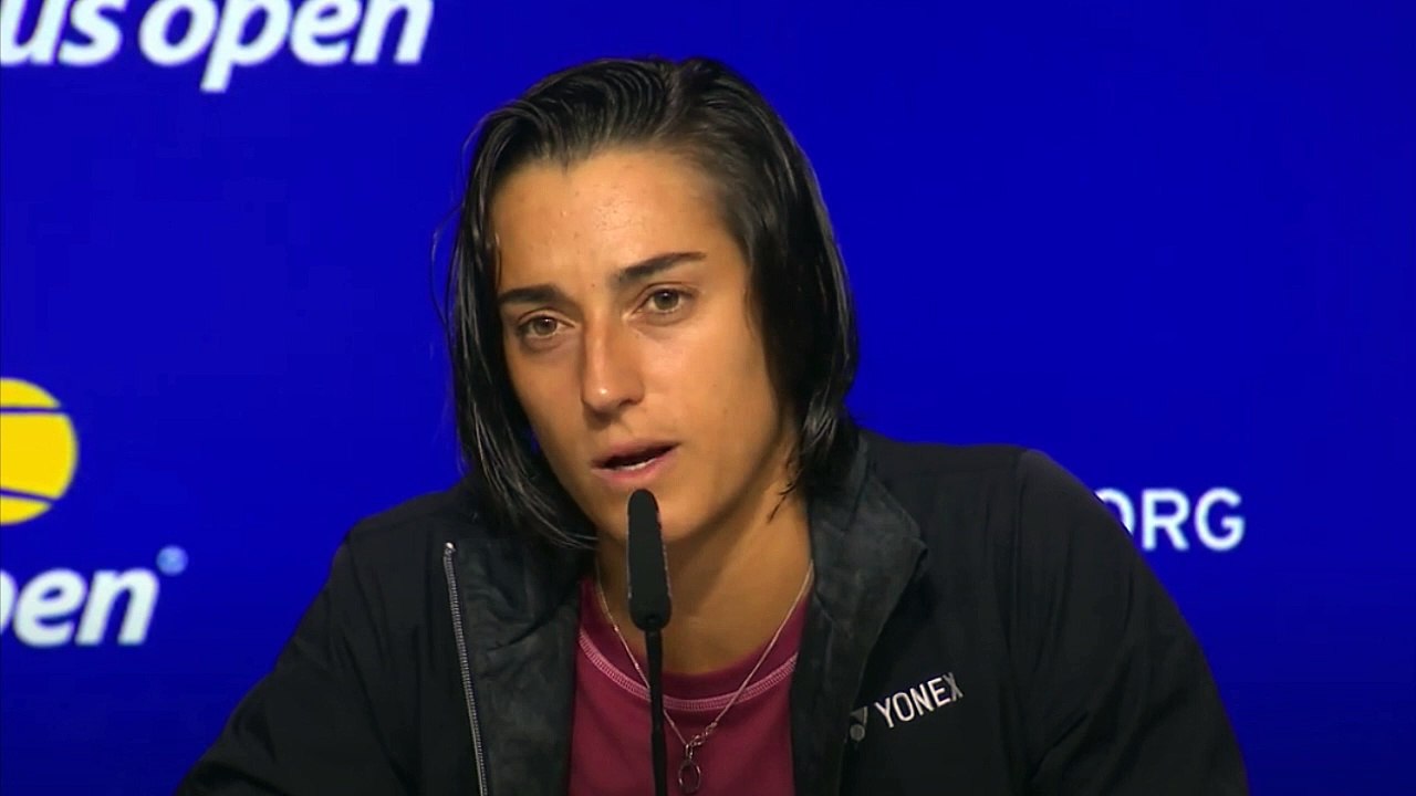US Open 2022 - Caroline Garcia : "Ons Jabeur a fait un match solide et moi j'ai été moins efficace donc ça fait un match difficile. C'est une demi-finale de Grand Chelem"