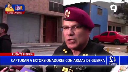 Caen "Los Wachiturros de Mi Perú": Detienen a extorsionadores que tenían armas de guerra