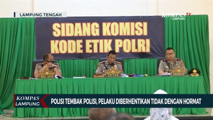 Polisi Tembak Polisi, Pelaku Diberhentikan Tidak Dengan Hormat