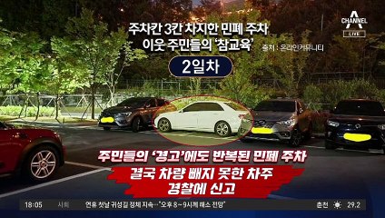 3칸 독차지 ‘민폐주차’…외제차 참교육 당했다