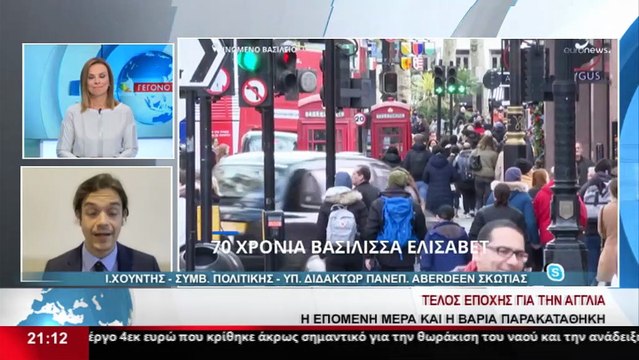 Ο Σύμβουλος πολιτικής και υπ. Διδάκτωρ του Πανεπιστημίου, Aberdeen της Σκωτίας, Ι. Χουντής στο Star