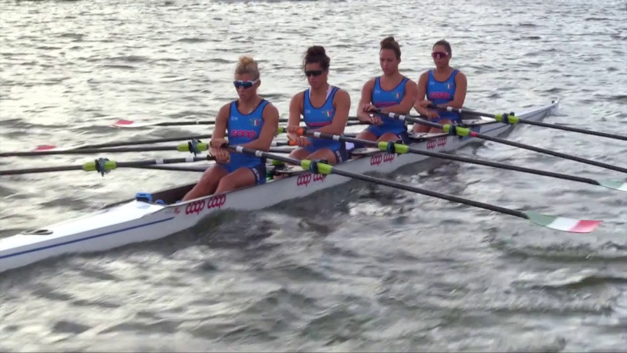 Azzurri del canottaggio a Sabaudia per il sogno Mondiale