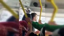 Minibüs şoföründen kadın yolcuya saldırı girişimi