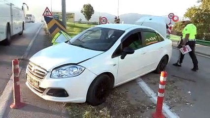 Bursa'da korkunç kaza! Bariyerlere saplandı: 1 ölü