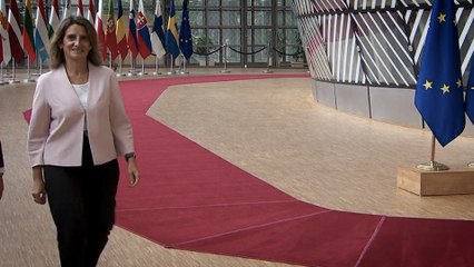 Ribera llega a Bruselas con voluntad "constructiva"