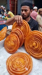 Amazing Sunflower Jalebi Making   Biggest Jalebi of Bangladesh #shorts