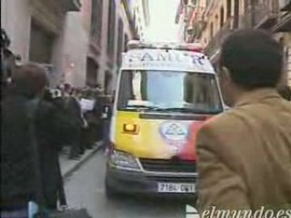 MADRID. Huelga Justicia. Fin de encierro.13-III-08