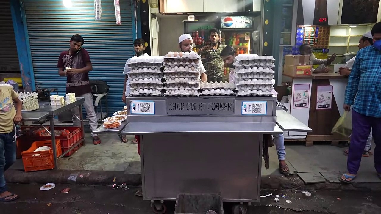 NO 1 BEST OMELETTE of INDIA   Special Butter Omelette   Indian Street Food