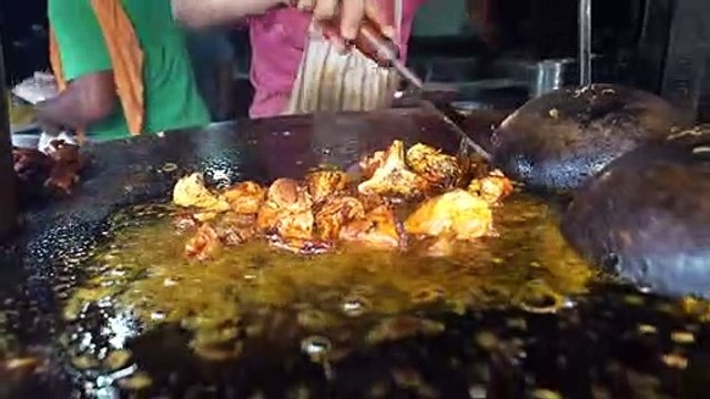 Jammu Famous Tawa Chicken Fry Best Roasted Chicken Indian Street Food