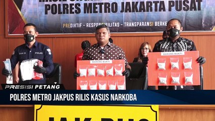 Polres Jakarta Pusat Ungkap Kasus Tindak Pidana Narkotika dan Psikotropika
