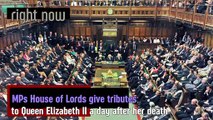 LIVE - British MPs paid tribute to Queen Elizabeth II after her death.