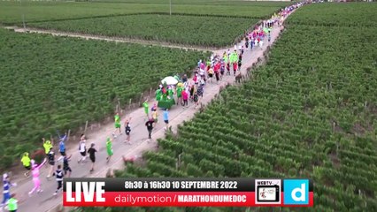 Parcours aerien Marathon du Medoc 2022