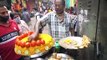 Mouth Watering Tasty Desi Samosa Chaat Masala   Indian Street Food