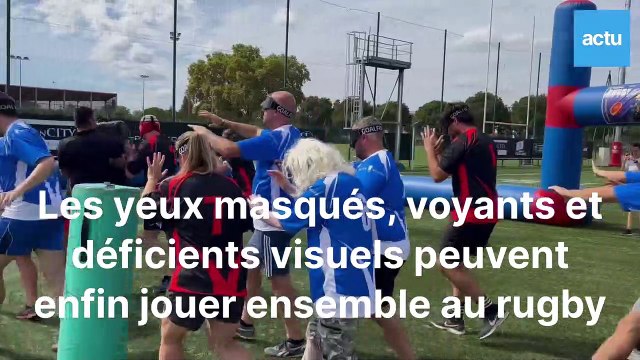 C'est une première mondiale : découvrez le cécirugby , un tout nouveau sport créé à Toulouse