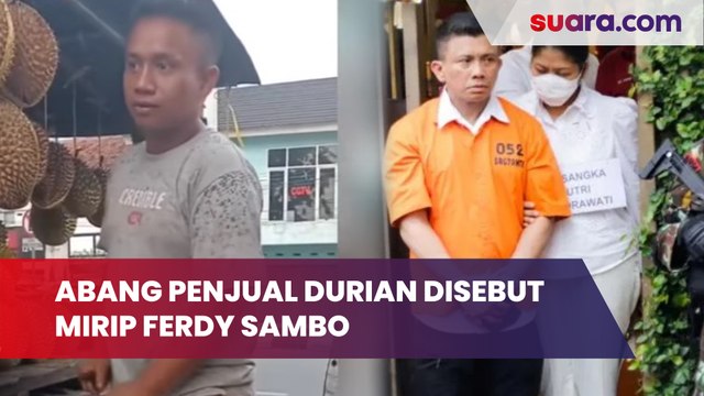 Abang Penjual Durian Disebut-sebut Mirip Ferdy Sambo