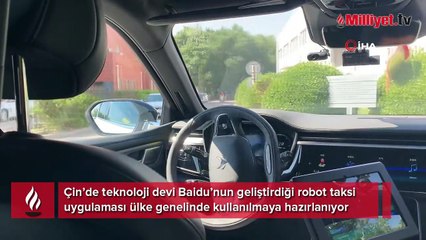 Çin’de robot taksi uygulaması yaygınlaşıyor