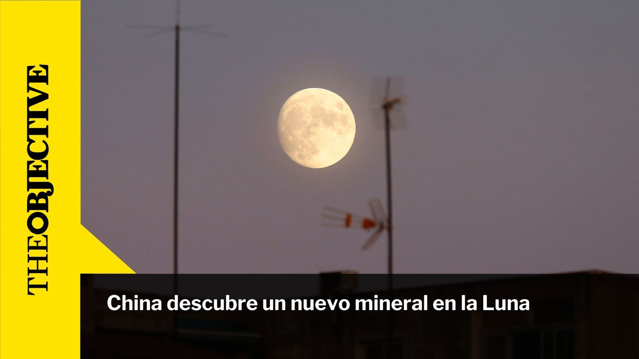 China descubre un nuevo mineral en la Luna