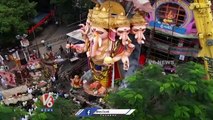 Khairatabad Ganesh Idol Top View  | Ganesh Nimajjanam 2022  | V6 News (3)