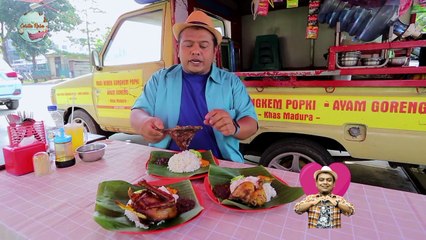 Bebek Songkem Khas Madura, Jualannya Pakai Mobil Pick Up