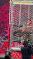 The Miz slams Bobby Lashley with steel cage door! #shorts #wwe #wweraw #bobbylashley #steelcage