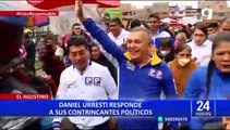 Elecciones 2022: Daniel Urresti recorre El Agustino y responde Rafael López Aliaga