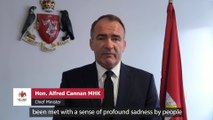 Chief Minister Alf Cannan pays tribute to Her Majesty Queen Elizabeth II