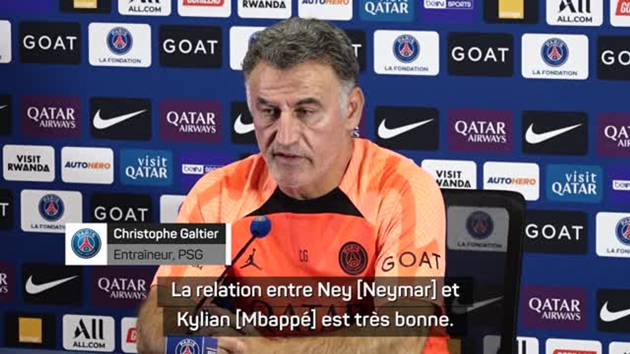 PSG - Galtier sur la relation Neymar-Mbappé : "Elle est bonne et je ne vous fais pas de la langue de bois"