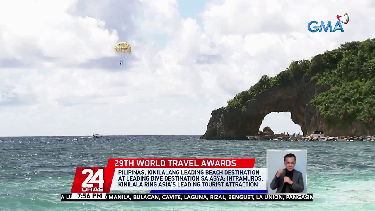 Pilipinas, kinilalang leading beach destination...