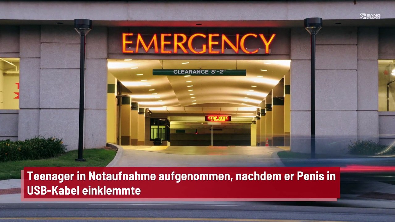 Teenager in Notaufnahme aufgenommen, nachdem er Penis in USB-Kabel einklemmte