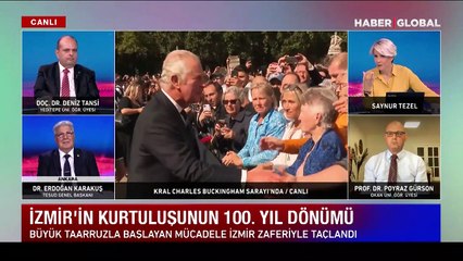 Kral 3. Charles'ın Buckingham Sarayı önünde halkla böyle selamlaştı