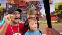 SCARY HELLO NEIGHBOR DREAM- SHADOW MAN! FGTEEV BUTT KICKED! COKE & MENTOS EXPERIMENT Basement Beta 3