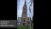 St Wulfram's Church bells ring following the death of Queen Elizabeth II