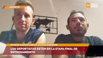 Los deportistas están en la etapa final de entrenamiento