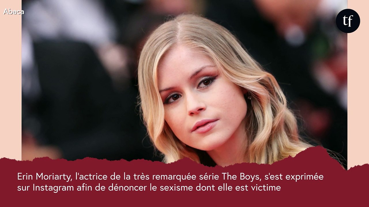 Erin Moriarty, la Stella de la série "The Boys", flingue les attaques sexistes