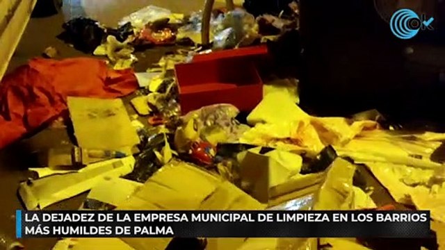 La dejadez de la empresa municipal de limpieza en los barrios más humildes de Palma