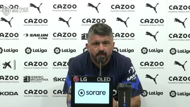 Valence - Gattuso sur le physique de Cavani : Nous avions des doutes sur sa condition et cette semaine, il a très bien travaillé