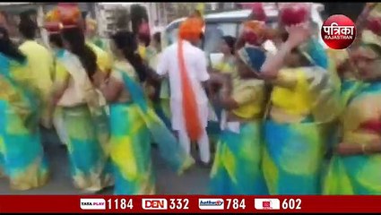 कलश यात्रा निकली तो श्याममय हुआ गुलाबी शहर, नाचते, भजन गाते निकले श्रद्धालु... देखिए VIDEO