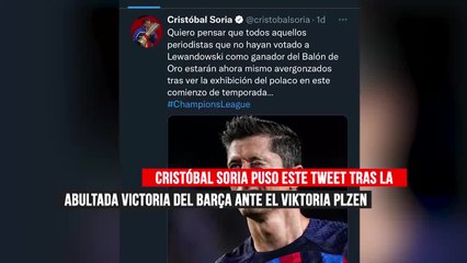 El zasca a Cristóbal Soria