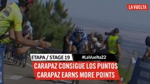 Carapaz consigue los puntos / Carapaz earns more points - Étape 19 / Stage 19 | #LaVuelta22