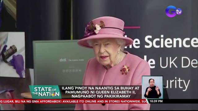 Pres. Marcos at kanyang pamilya,nagpaabot ng pakikiramay sa pagpanaw ni Queen Elizabeth II | SONA