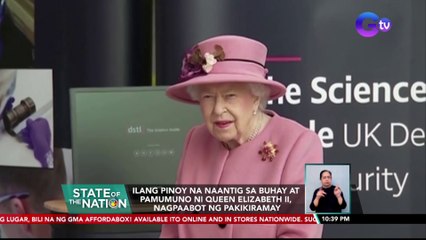 Pres. Marcos at kanyang pamilya,nagpaabot ng pakikiramay sa pagpanaw ni Queen Elizabeth II | SONA