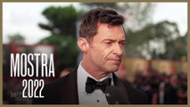 Hugh Jackman, Florian Zeller et Laura Dern pour The Son au micro de Didier Allouch - Mostra 2022