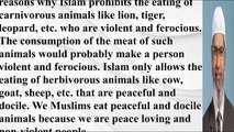 Why does Islam allows muslims to eat non-vegetarian food by dr. Zakir Naik