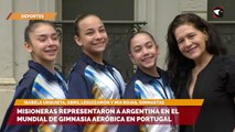 Misioneras representaron a Argentina en el mundial de gimnasia aeróbica en Portugal